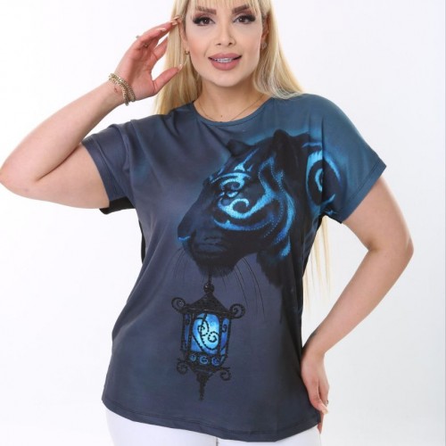 118195 TOPTAN DESENLİ BLUZ toptan bayan giyim