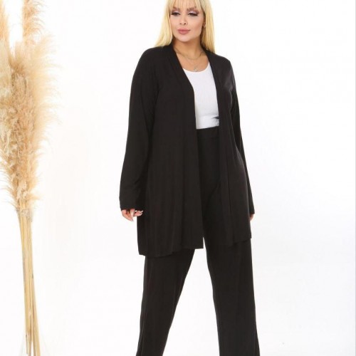 118226 TOPTAN SİYAH PANTOLON TAKIM 118226 TOPTAN SİYAH PANTOLON TAKIM toptan bayan giyim