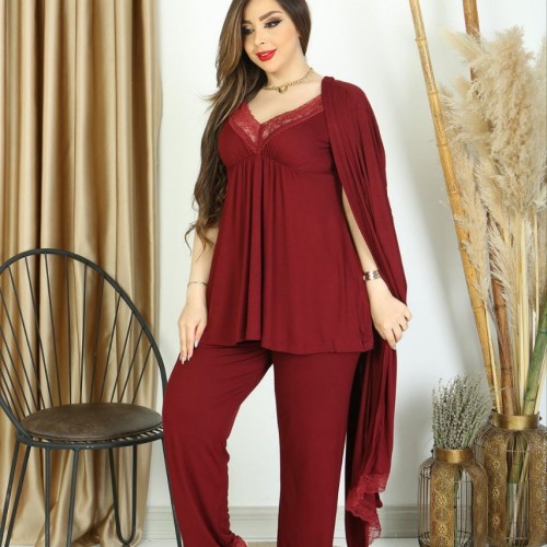 118227 TOPTAN BORDO PANTOLON TAKIM 118227 TOPTAN BORDO PANTOLON TAKIM toptan bayan giyim