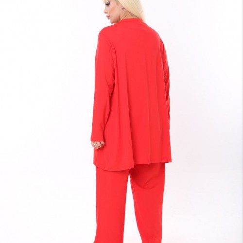 118228 TOPTAN KIRMIZI PANTOLON TAKIM 118228 TOPTAN KIRMIZI PANTOLON TAKIM toptan bayan giyim