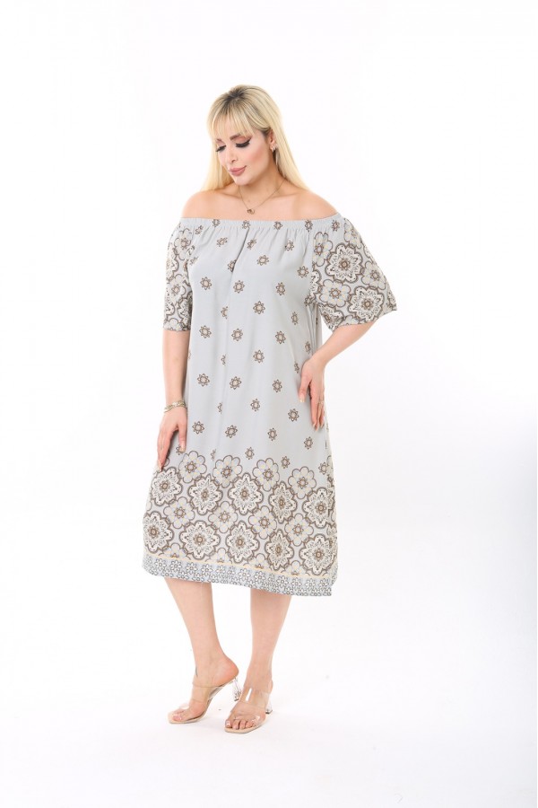 118265 patterned DRESS