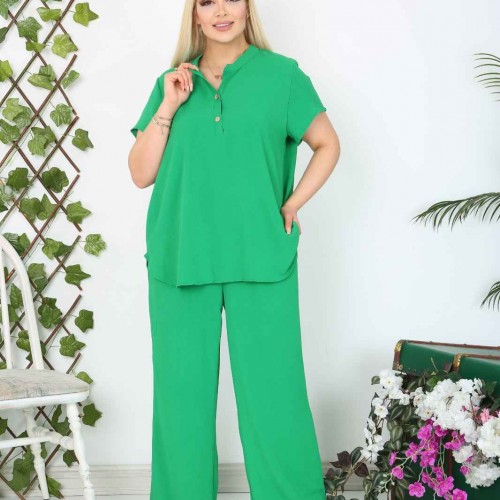 118282 TOPTAN YEŞİL PANTOLON TAKIM 118282 TOPTAN YEŞİL PANTOLON TAKIM toptan bayan giyim