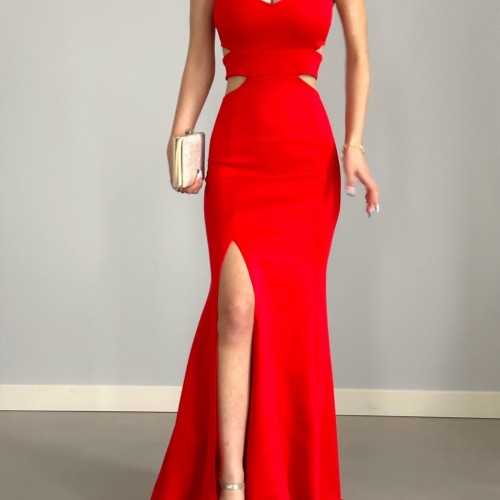 118642 TOPTAN KIRMIZI ABİYE 118642 TOPTAN KIRMIZI ABİYE toptan bayan giyim