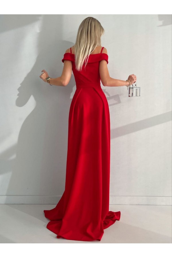 118797 красный Вечернее платье