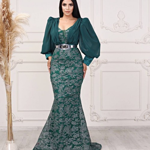 118877 TOPTAN ZÜMRÜT YEŞİL ABİYE 118877 TOPTAN ZÜMRÜT YEŞİL ABİYE toptan bayan giyim