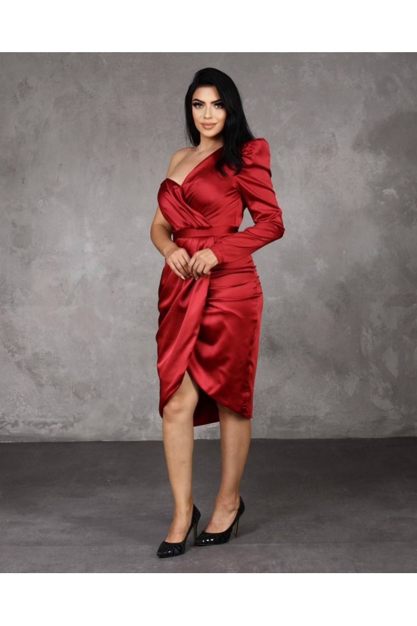 118898 red Evening dress