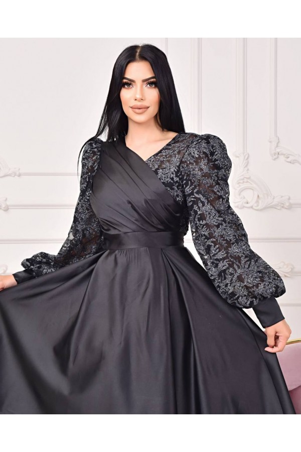 118913 черный Вечернее платье