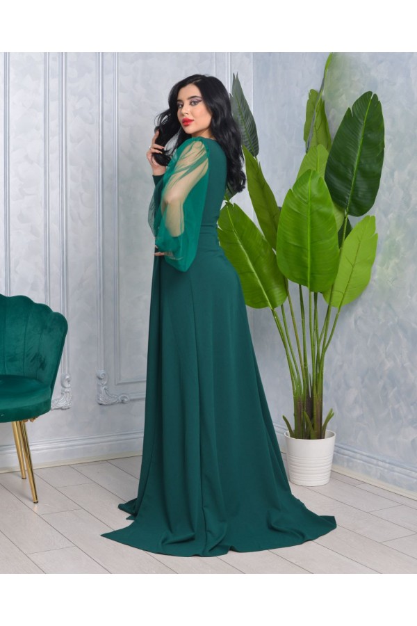 118914 Изумрудно-зеленый Вечернее платье
