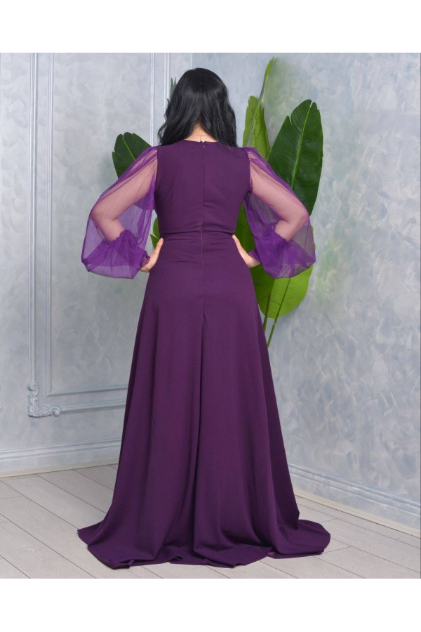 118915 фіолетовий Вечірня сукня