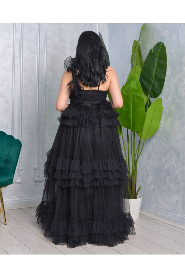 118918 черный Вечернее платье