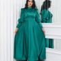 118927 TOPTAN ZÜMRÜT YEŞİL ABİYE toptan bayan giyim
