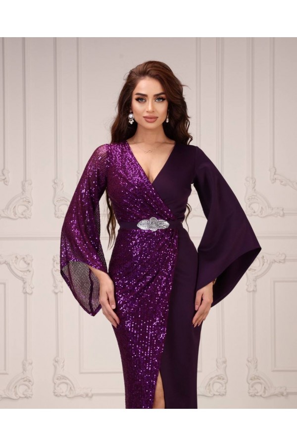 118951 фіолетовий Вечірня сукня