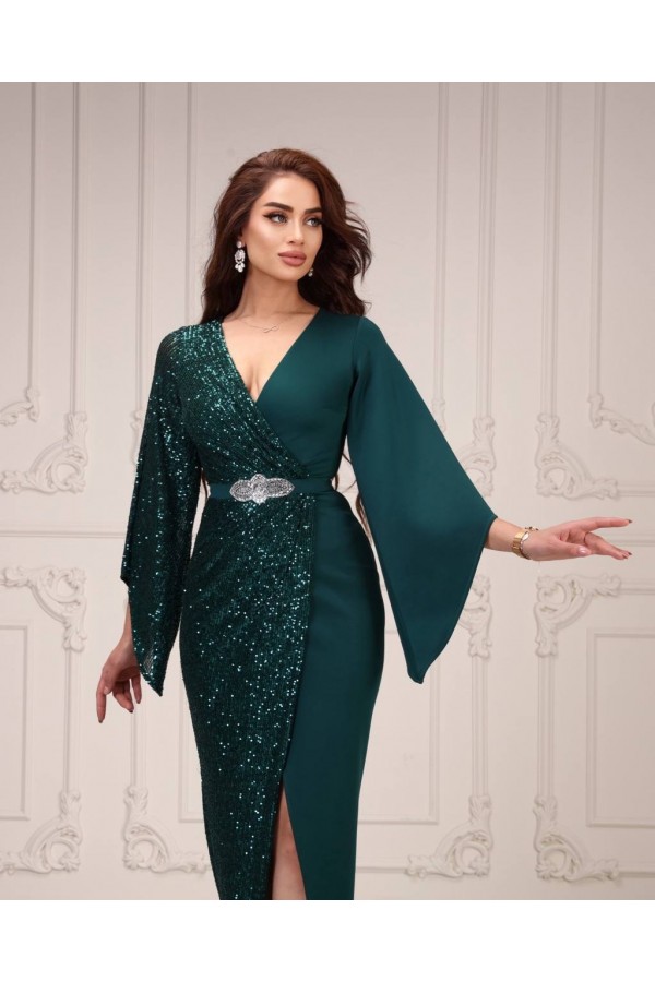 118954 Emerald Green Evening dress