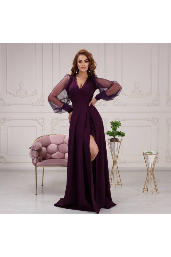 118959 purple Evening dress