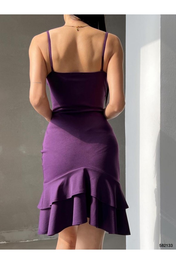 119063 фиолетовый Вечернее платье