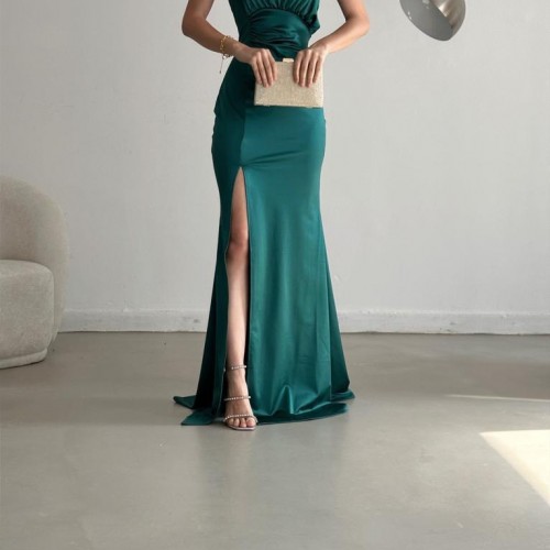 119110 TOPTAN YEŞİL ABİYE toptan bayan giyim