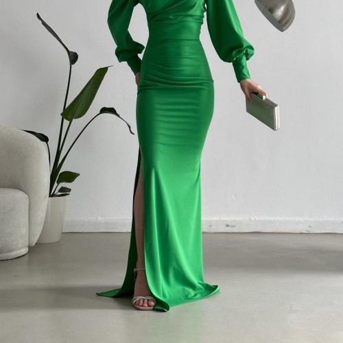 119167 TOPTAN YEŞİL ABİYE toptan bayan giyim