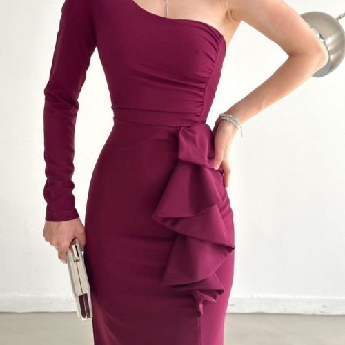 119212 TOPTAN MÜRDÜM ABİYE toptan bayan giyim