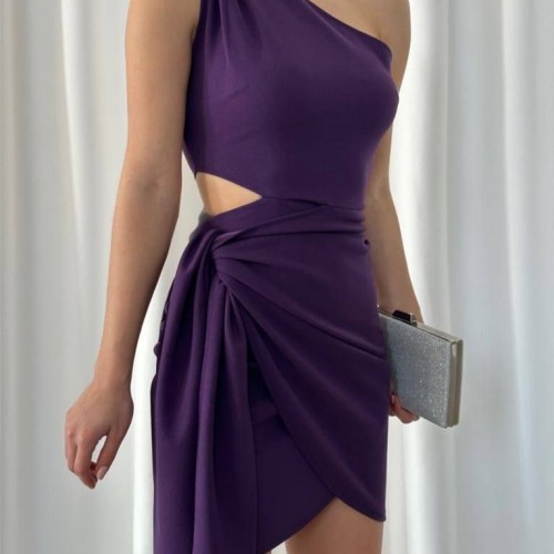 119234 TOPTAN MOR ABİYE toptan bayan giyim