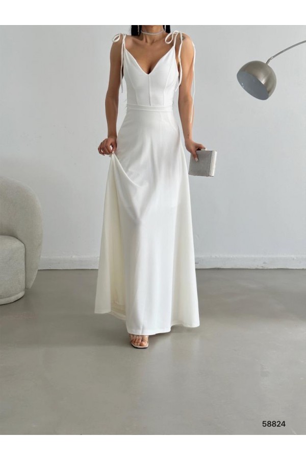 119253 white Evening dress