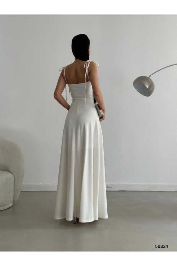 119253 білий Вечірня сукня