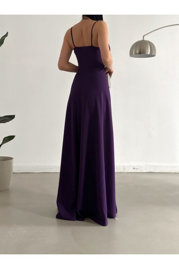 119260 фиолетовый Вечернее платье