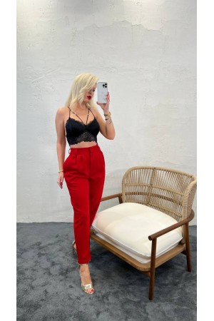 119578 red TROUSERS