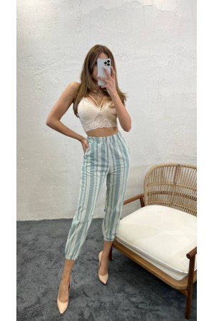 119914 striped TROUSERS