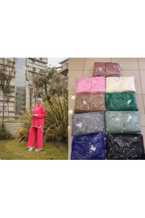 121900 dried rose Pants suit
