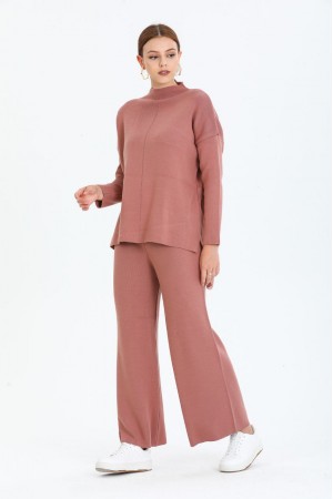 123303 dried rose Pants suit