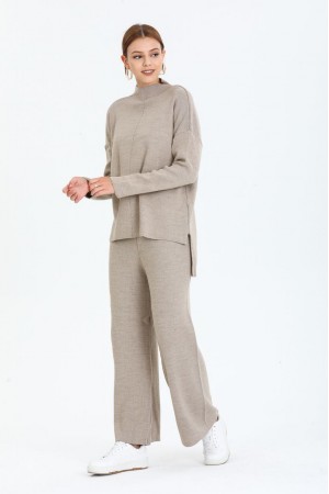 123308 mink Pants suit