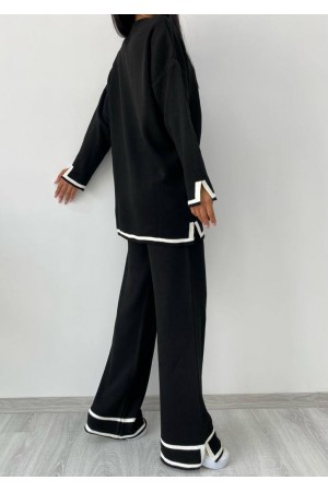 125359 black Pants suit