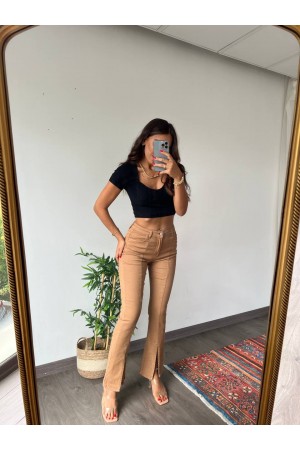 125604 camel TROUSERS