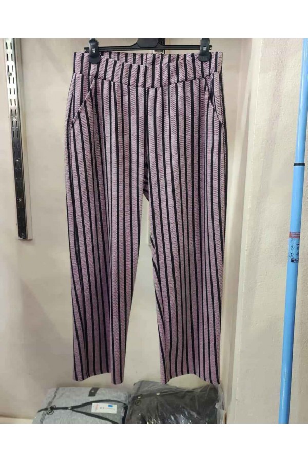 130356 patterned TROUSERS