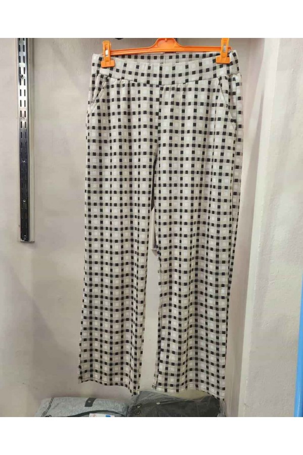 130357 patterned TROUSERS