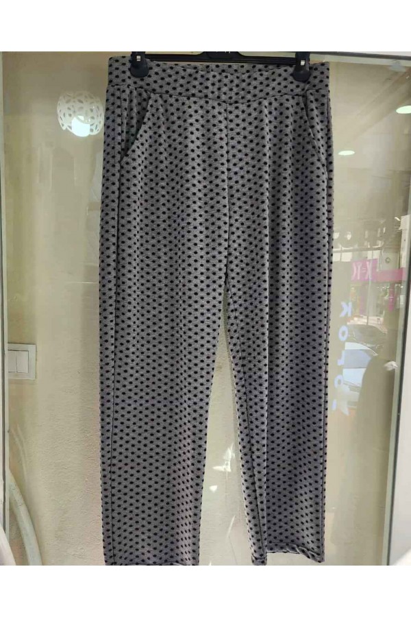 130358 patterned TROUSERS