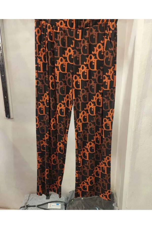 130359 patterned TROUSERS
