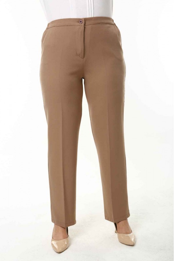 130483 camel TROUSERS