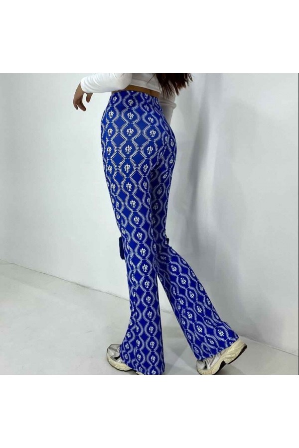 131114 patterned TROUSERS