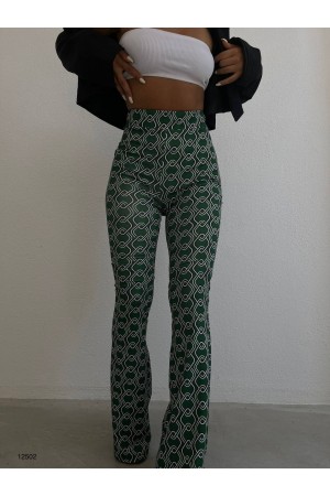 131441 patterned TROUSERS