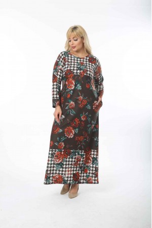 135917 patterned DRESS