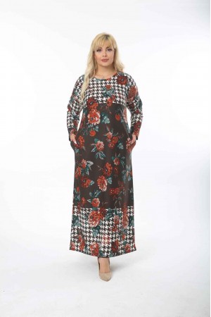 135919 patterned DRESS