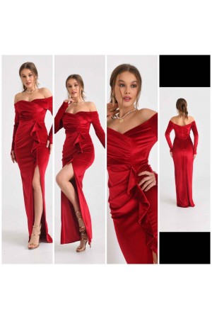 138772 червоний Вечірня сукня