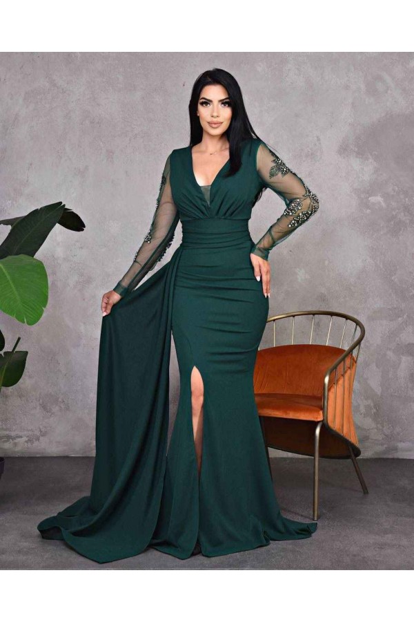 139046 Emerald Green Evening dress