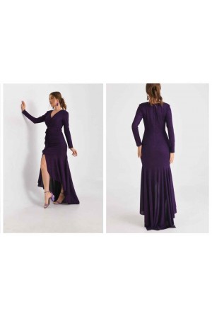 140626 фіолетовий Вечірня сукня