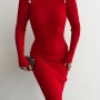 141761 TOPTAN KIRMIZI ELBİSE 141761 TOPTAN KIRMIZI ELBİSE toptan bayan giyim