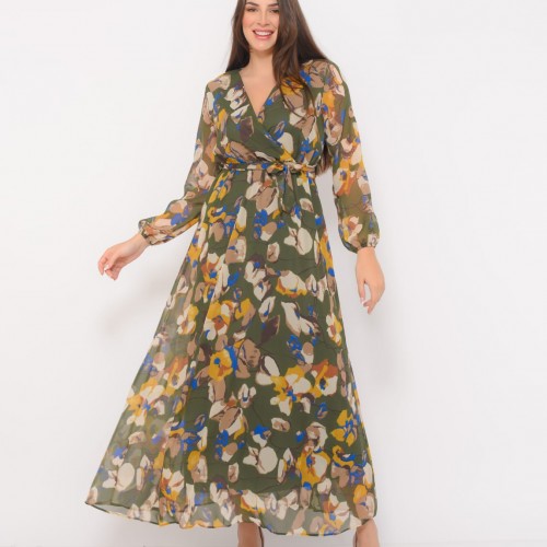 142020 TOPTAN DESENLİ ELBİSE toptan bayan giyim