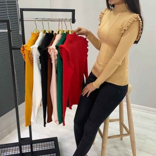 142811 TOPTAN CAMEL BLUZ 142811 TOPTAN CAMEL BLUZ toptan bayan giyim