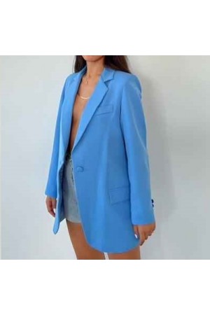 144124 блакитний Куртка