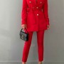 144774 TOPTAN KIRMIZI PANTOLON TAKIM 144774 TOPTAN KIRMIZI PANTOLON TAKIM toptan bayan giyim